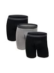 Fruit of the Loom Men's Premium Tag-Free Cotton Underwear (Regular & Big, Big Man-3 Pack-Black/Gray, XX-Large