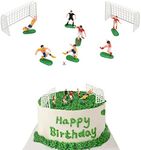 9pcs Football Cake Decoration Set Soccer Toppers for Cakes and Cupcakes Set for Children Kids