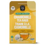 FGO Organic Chamomile Tea, 100 Count, Eco-Conscious Tea Bags, Resealable Bag, Packaging May Vary (Pack of 1)