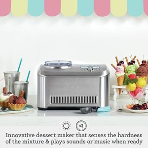 Sage Smart Scoop Ice Cream Maker – Automatic Frozen Dessert Machine
