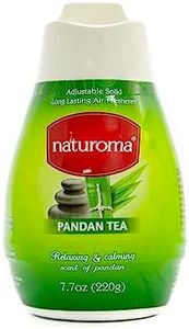 Pack of 12 -Naturoma Air Freshener Solid Gel 12x 220g - Pandan Tea