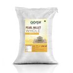 GoShudh Bajra Sabut (Pearl Millet Whole)| 5Kg Packing| With Omega-3 Fats| Whole Grain| For Weight Loss & Digestive Health| Rich in Nutrients & fibre