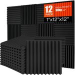 Acoustic Foam Panels 12 Pack 1" x 1