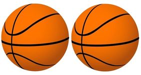 HENVE Size 3 Basketball Balls for Men and Women for Outdoor, Indoor or Training, Adult Basketball (Pack of 2)