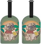 Luggage ID Tags for Travel 2 Pack,P