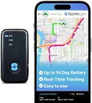 Spytec Mini GPS Smart Tracker for Vehicles, Cars, Trucks, Up to 14 Day Battery Life, Small GPS Tracking Device for Kids, Unlimited Updates, Worldwide Real-Time Tracking, USA Made Tech, Low Cost Plan