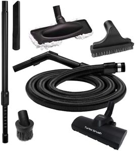 Intervac Design Accessory Kit with Banded Cuff for All Model vacuums (GH, H, F, RMH, RMF, CS-RM, CS-8, GarageVac, and Many More manufactures of Central vacuums) (Turbo Bursh and Dust Mop)