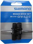 SHIMANO Unisex - Adult BR-CT91 Brake Shoes, Black, 1 Pair