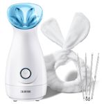 Nano Ionic Facial Steamer Warm Mist Face Steamer Moisturizing Cleansing Pores Sprayer Face Humidifier Hydration System Home Sauna SPA