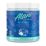 Alani Nu Pre Workout Supplement Powder for Energy, Endurance & Pump Sugar Free Formulated with Amino Acids Like L-Theanine to Prevent Crashing Breezeberry, 30 Servings