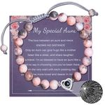 XIANNVXI Aunt Gifts Bracelets Best Aunt Auntie Bracelet Ever Mothers Day Gifts Birthday Gifts for Aunts from Niece Auntie Gift Ideas