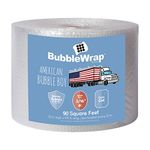 Bubble Wrap 90', Small 3/16 Cushioning, 90 ft with Perforated Every 12"