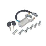 KASturbo Ignition Switch Repair Kit, Ignition Barrel Cylinder Lock 2 Keys for Iveco Daily 2000-2006 2992551 2991727