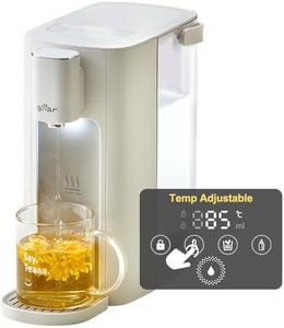 Bear 3L Hot Water Dispenser,6 Temperature Presets,2050W Fast Boil,5 water volume choices with LED Night Light and Cleaning Program，Energy-Efficient,Digital Touch screen,White