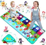 BelleStyle Kids Piano Mat, Musical Mat Keyboard Dance Mat for Toddler Boys Girls, Music Dancing Mat Touch Play Keyboard Carpet Floor Mat Educational Toys for Baby - 8 Instruments Sound