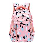 Tinytot School Bag School Backpack College Backpack 30 Litre, Travel Backpack Office Backpack Multipurpose Backpack Picnic Bag for Boys & Girls 19 inch (printed Peach)