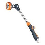 GRIFEMA GE1305 Watering Lance, Extended Hose Pipe Spray Gun with 8 Modes, Watering Wand for Hanging Basket Watering, Lawn Watering, Car Washing, Pet Bathing [Amazon Exclusive]