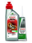 Castrol Activ 10W-30 4-AT Synthetic Engine Oil for Scooter 800 ML & Castrol Gear Oil 80W-90 for Scooter Gears 120 ML Combo Pack