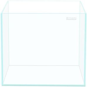 LYPHARD AQUARIUMS 21 Gallon Rimless Aquarium Tall Tank, Ultra Clear Low Iron Big Fish Tank, L15.8×W15.8×H19.7 Glass Thickness 6mm with EVA Foam Leveling Mat