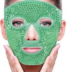 FEXME Ice Face Mask Cold Face Eye Mask, Ice Pack Reduce Face Puff, Dark Circles, Gel Beads Hot Heat Cold Compress Pack, Face SPA for Woman Sleeping, Pressure, Headaches, Skin Care | Multi Color