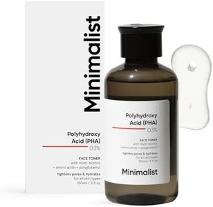 Minimalist Pha 3% Alcohol Free Face Toner, 150 Ml | Pore Tightening & Mild Exfoliation For Oily, Acne Prone, Sensitive & Normal Skin | Hydrating Face Toner For Glowing Skin, Pack of 1