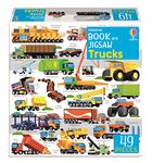 Usborne Book And Jigsaw Trucks