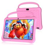 VASOUN Kids Tablet 10 inch, Android 13 Tablets for Kids with 4GB（2+2GB Expand RAM+64GB ROM,Tablet PC with Parental Control, Time Limits, Age Filters,6000mAh Battery,Dual Camera,WiFi, Bluetooth(Pink)
