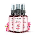 Nat Habit - 100% Pure Gulab Jal - Rose Water - Toner, Face-Mist, Astringent & Face Spray - Ayurvedic, Steam-Distilled For Oil-Control, Skin Hydration (Pack of 3, 100 ml)