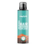 Nuutjob Hair Remover Foam Spray – Instant, Painless Hair Removal for Men | Alternative to Trimmers & Razors | Aloe Vera Enriched | Ideal for Body, Pubic & Intimate Areas |Dermatologically Tested | 200 Gm