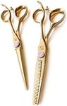 Kamisori Beauty - Jewel III (3) Professional Haircutting Shears Set - Choose 5.0, 5.5, or 6.0 (5.5)