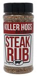 Killer Hogs Steak Rub | Championship BBQ and Grill Seasoning for Beef, Steak, Burgers, and Chops | Salt, Pepper, Herbs, and Spices | 16 oz