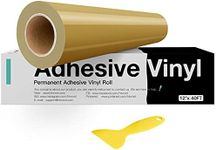 HTVRONT Gold Permanent Vinyl, Gold 