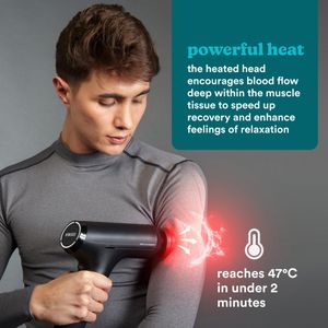Homedics Pro Power Massager Gun – Deep Tissue, Black