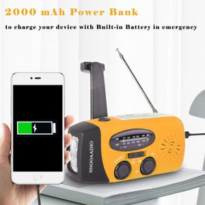 Wind Up Solar Emergency Radio – Portable Hand Crank Weather Alert