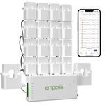 Emporia Gen 3 Smart Home Energy Monitor with 16 50A Circuit Level Sensors - Home Energy Automation and Control - Real Time Electricity Monitor/Meter - Solar/Net Metering