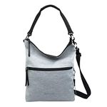 Sherpani Vale, Anti Theft Crossbody Purse, Tote Bag, Travel Shoulder Bag, Fashion Purse Handbag, Crossbody Bags for Women, Fits 10 inch Tablet (Sterling)