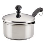 Farberware Classic Stainless Steel 1-Quart Covered Straining Saucepan