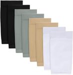 HOVEOX 4 Pairs Tattoo Cover Up Sleeve Forearm Sleeve Tattoo Sleeve Covers Forearm Tattoo Cover Sleeve Tattoo Sleeves for Women Men (7.4 inch, black, white, nude, gary)