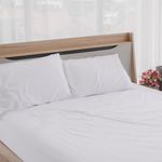 Simply Soft Sheet: King Sheet Set Ultra-Soft Luxury for Easy Care - Fits Mattresses up to 17 Inches - 4 Piece Set, White