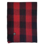 Arcturus Backwoods Wool Blanket - 4.5lbs, Warm, Heavy, Washable, Large | Great for Camping, Outdoors, Survival & Emergency Kits (Red Buffalo)