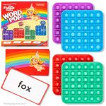 Word Pop CVC Words Games - Learn to Read in Weeks Learning Resources - Multisensory Reading & Phonics Games Ideal for Pre Kindergarten to 1st Grade by The Fidget Game