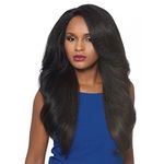 Outre Synthetic L-Part Lace Front Wig NEESHA Color: 1B Off Black by Outre Synthetic L-Part Lace Front Wig NEESHA