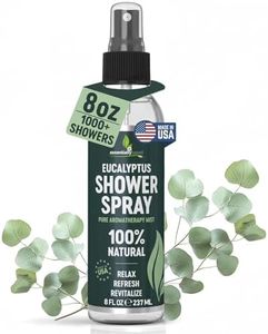 Pure Eucalyptus Shower Spray 8oz - Eucalyptus Spray for Shower, Sauna and Spa - Steam Room Oil - 100% Pure and Organic Oil - Made in USA