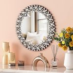 SHYFOY 18" Round Wall Mirror for Li