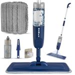 Spray Mop for Floor Cleaning with 3 Washable Pads Wet Dry Microfiber Floor Mop Sprays with 500 ml Refillable Bottle for House Kitchen Wood Floor Hardwood Laminate Ceramic Tiles Floor Dust Cleaning