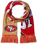 FOCO San Francisco 49ers Reversible Split Logo Scarf