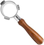 NEOUZA Espresso Bottomless Portafilter Compatible for Breville Sage 870/875/878/880 Coffee Machine, 54mm Replacement Three Ear Handle,Food 304 Stainless Steel,Basket not included