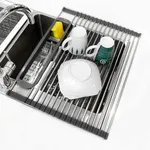 Dolreiik,Roll Up Dish Drying Rack O