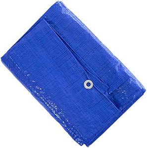 Blue Multi-Purpose Waterproof Poly Tarp Cover with Tent Shelter Camping Tarpaulin