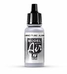 Vallejo Model Air 17 ml Acrylic Paint - Metallic Aluminium